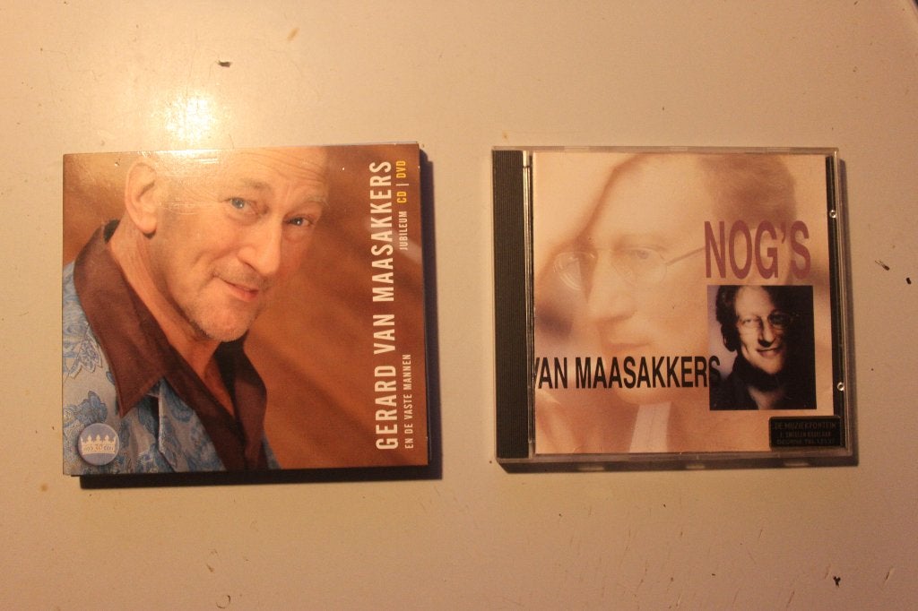 600g - cd - gerard van maasakkers - nog s / jubileum cd/dvd, Ophalen of Verzenden, Gebruikt, Levenslied of Smartlap