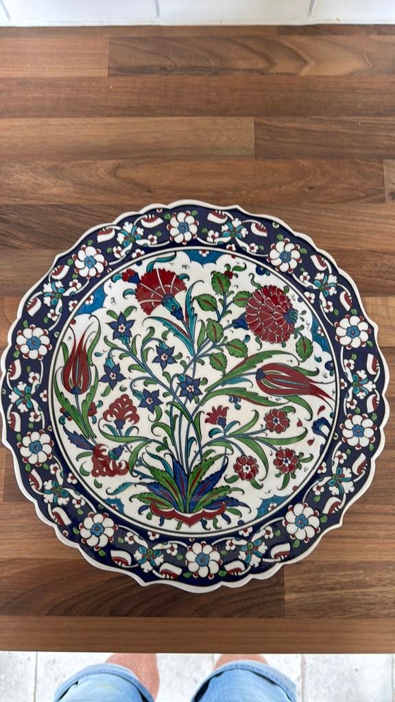 Turks bord, Antiek en Kunst, Antiek | Wandborden en Tegels, Ophalen of Verzenden