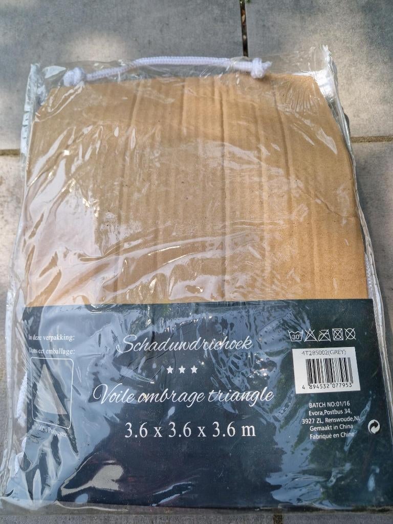 Schaduwdoek, Tuin en Terras, Ophalen of Verzenden, Nieuw