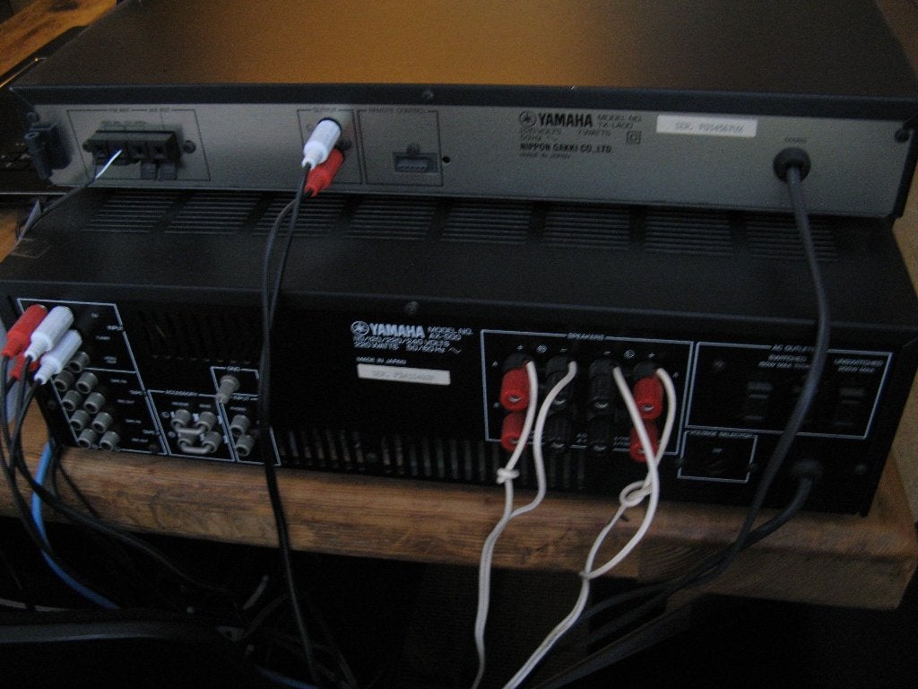 Foto 7 van Yamaha AX -500 versterker, am/fm tuner TX -L400