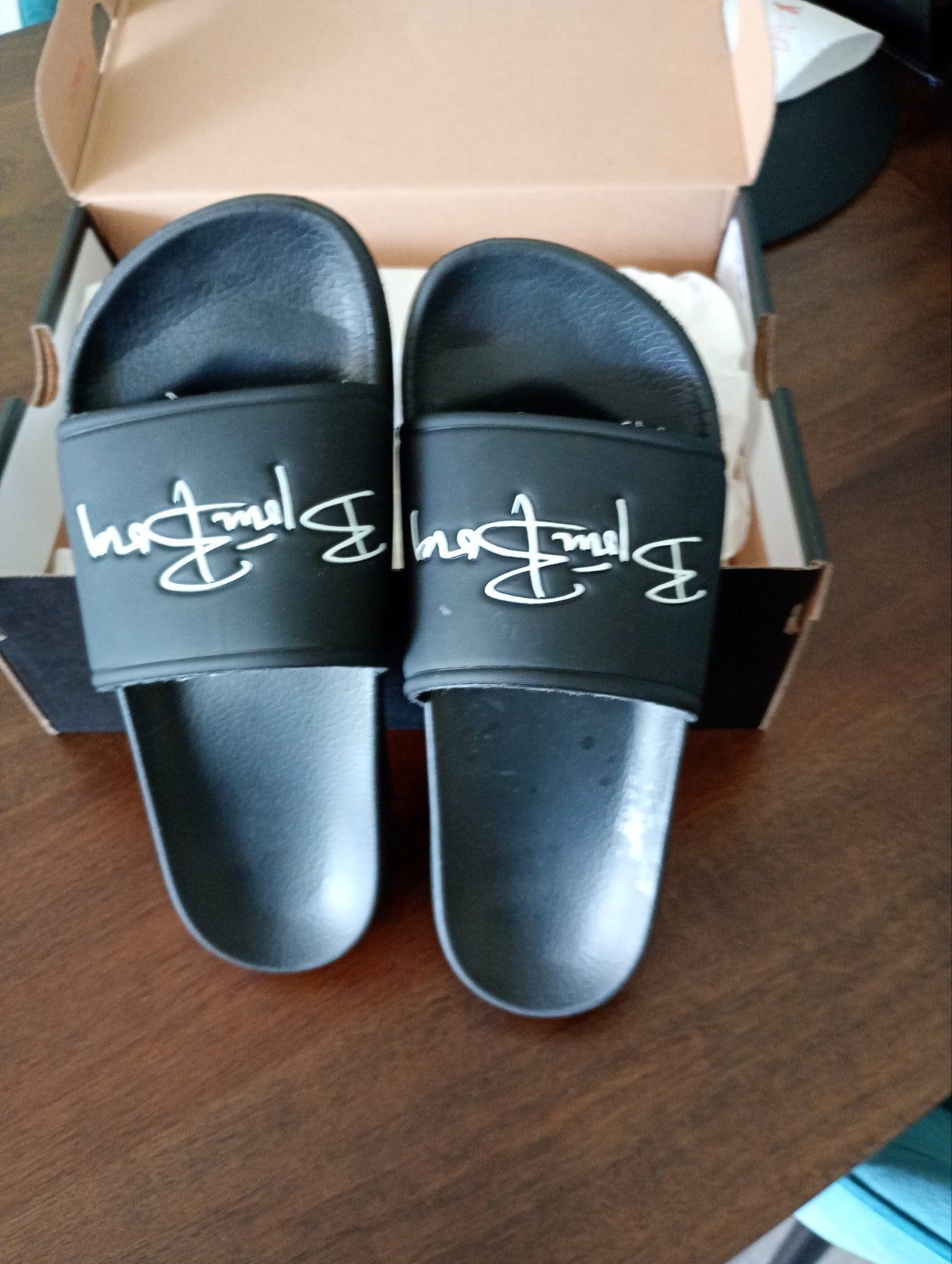 Bjorn borg slippers zwart jongens amper op gelopen maat 38, Ophalen of Verzenden, Overige maten, Zwart