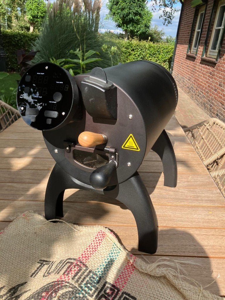 Aillio Bullet R1 V2 koffiebrander + complete inventaris, Ophalen, 10 kopjes of meer, Koffiemachine, Koffiebonen