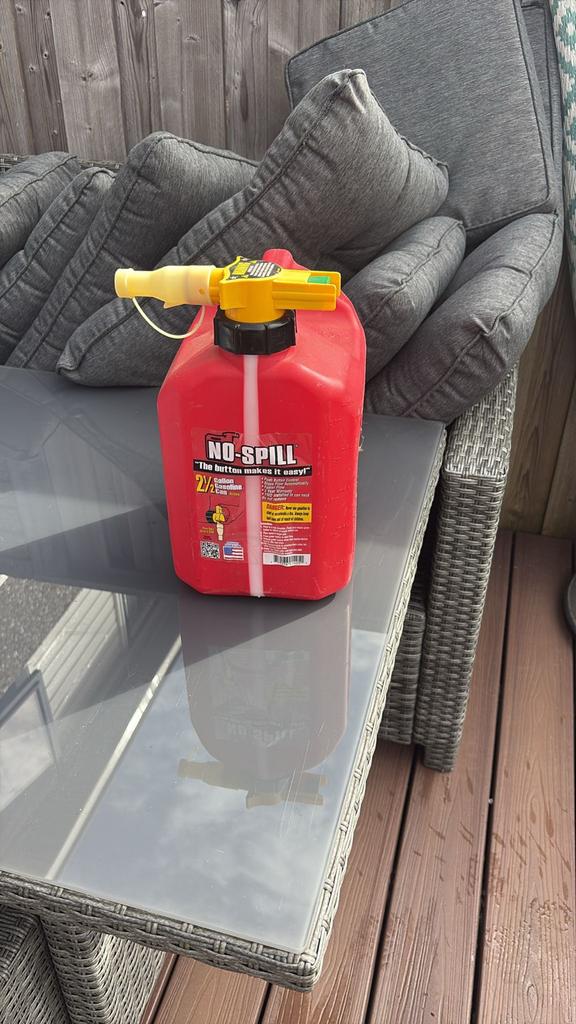 NO-SPILL Benzine Jerrycan 10 liter, Ophalen of Verzenden