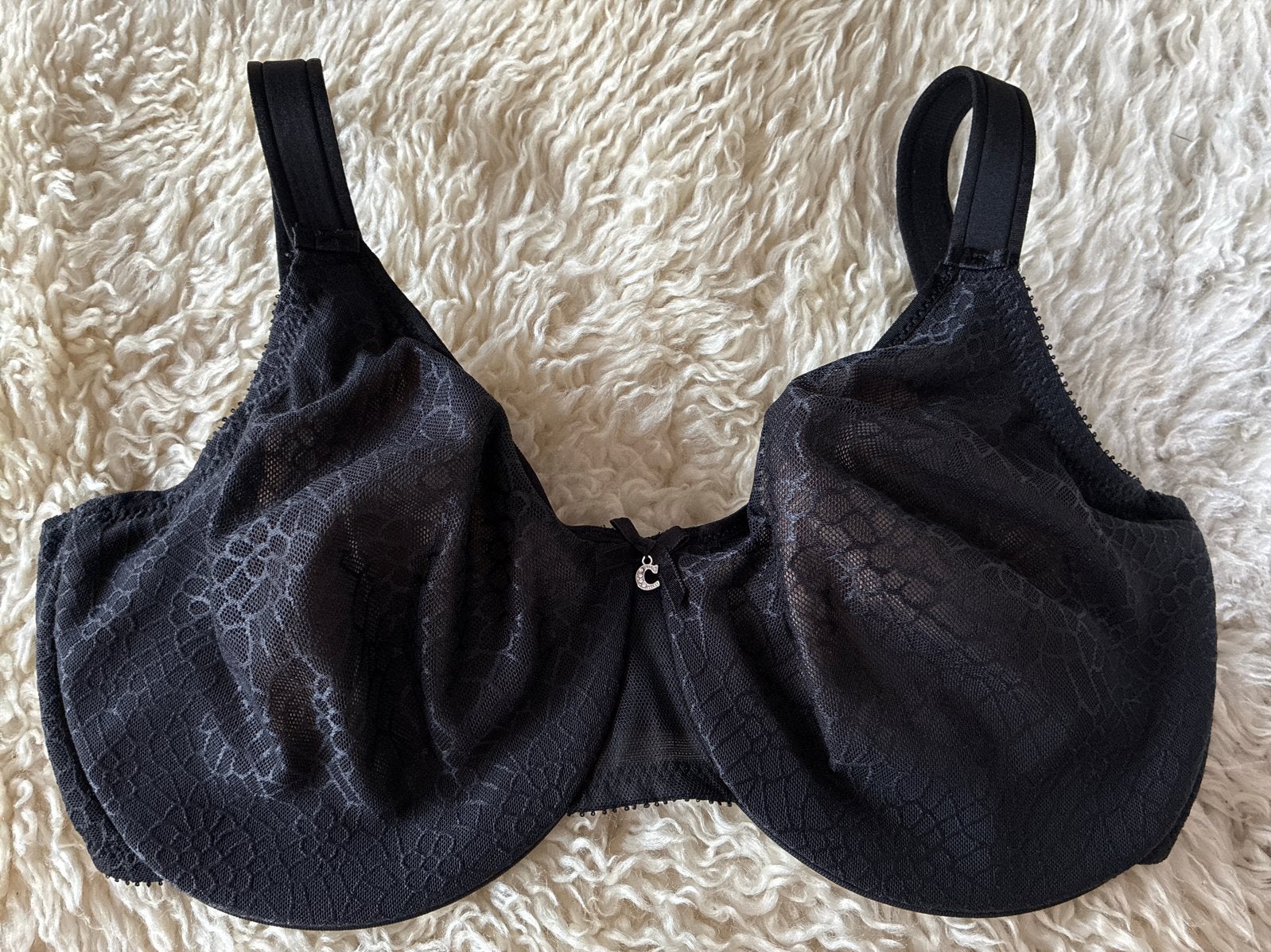 Chantelle Magnifique BH Zwart - Maat 80E, Kleding | Dames, Ophalen of Verzenden, Zwart, BH
