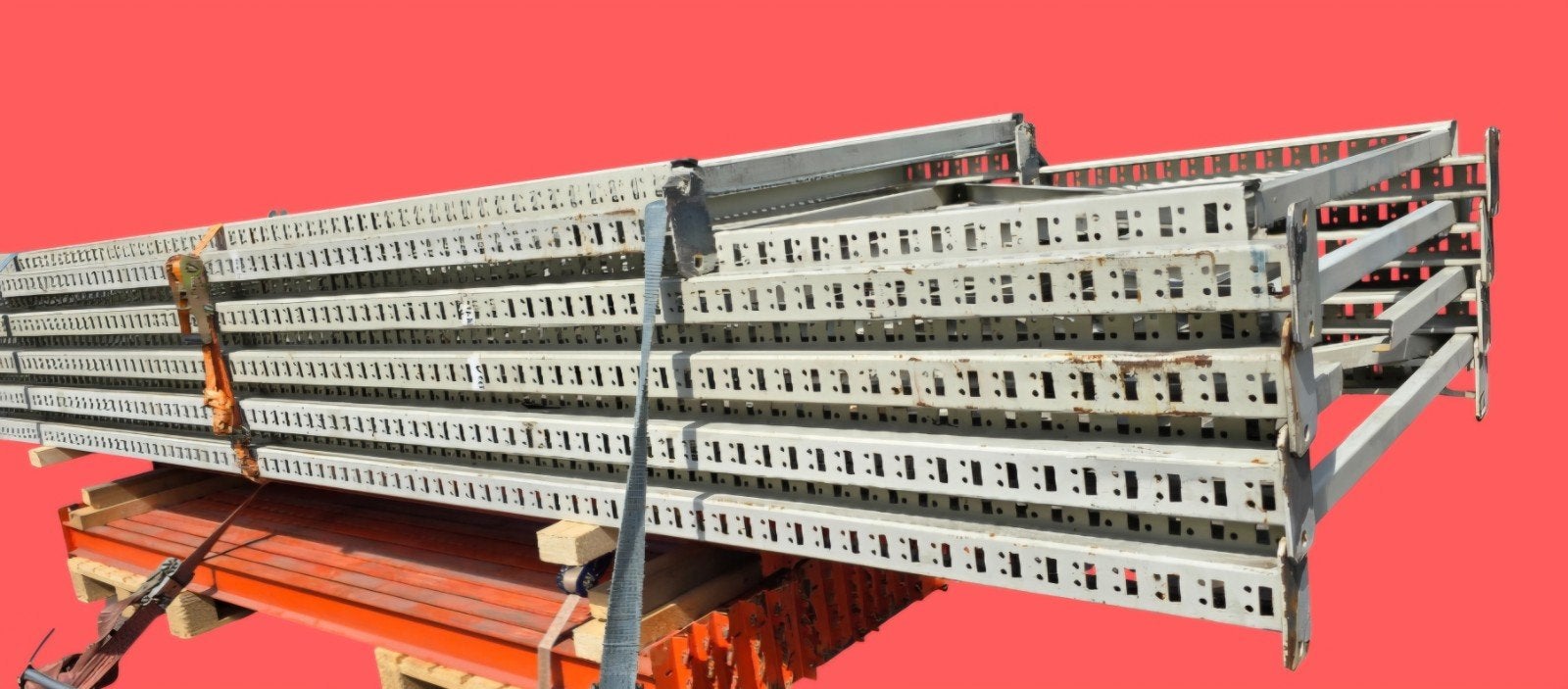Vogelsang palletstelling 10 staanders met 28 liggers, Ophalen, Gebruikt