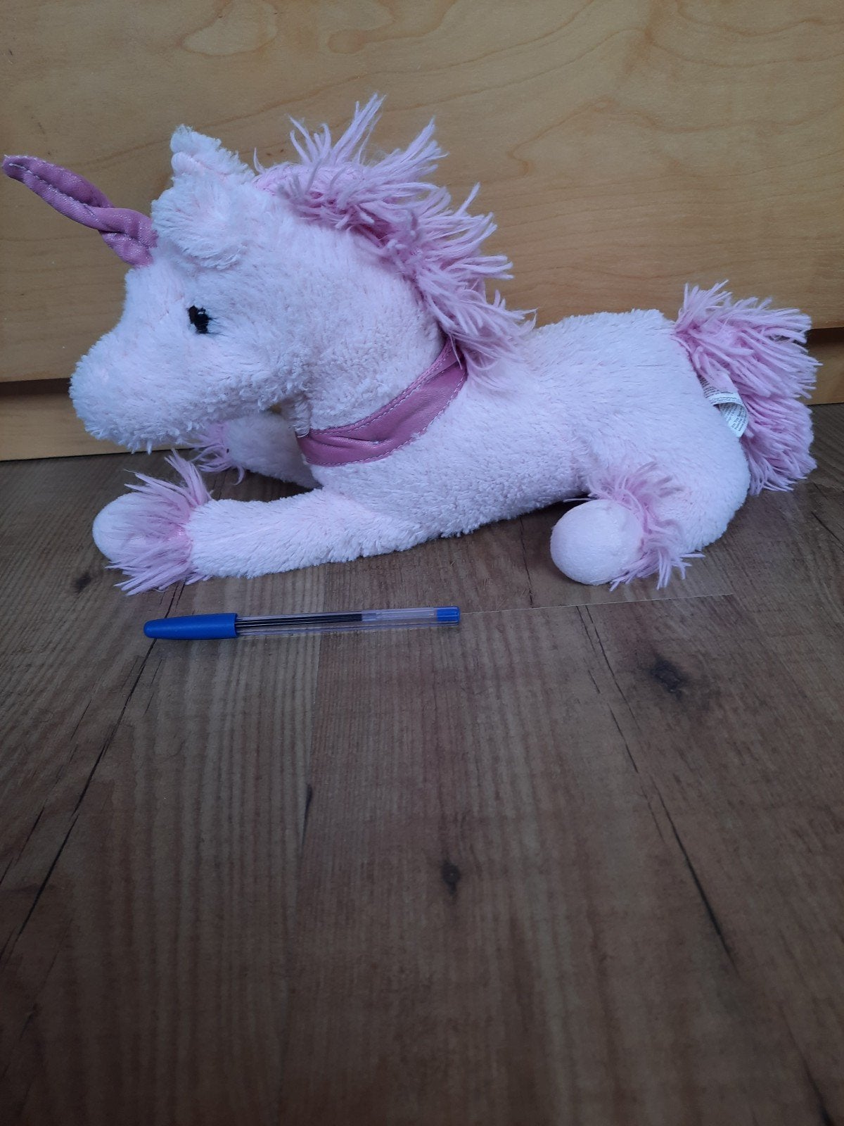 Roze eenhoorn knuffel - Zo goed als nieuw, Eenhoorn, Ophalen of Verzenden, Zo goed als nieuw, Middelgroot (20 tot 80 cm)