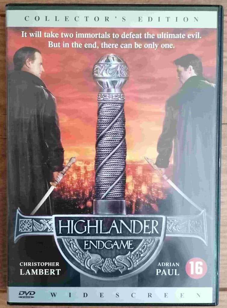2DVD Highlander Endgame (Collector's Edition), Vanaf 16 jaar, Ophalen of Verzenden, Zo goed als nieuw