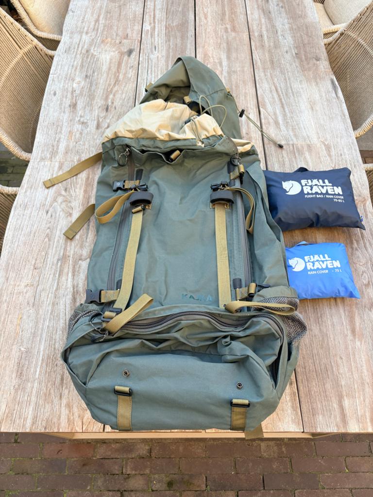 Fjällräven Kajka 75 liter backpack - Zo goed als nieuw, Ophalen, Zo goed als nieuw, Rugzak