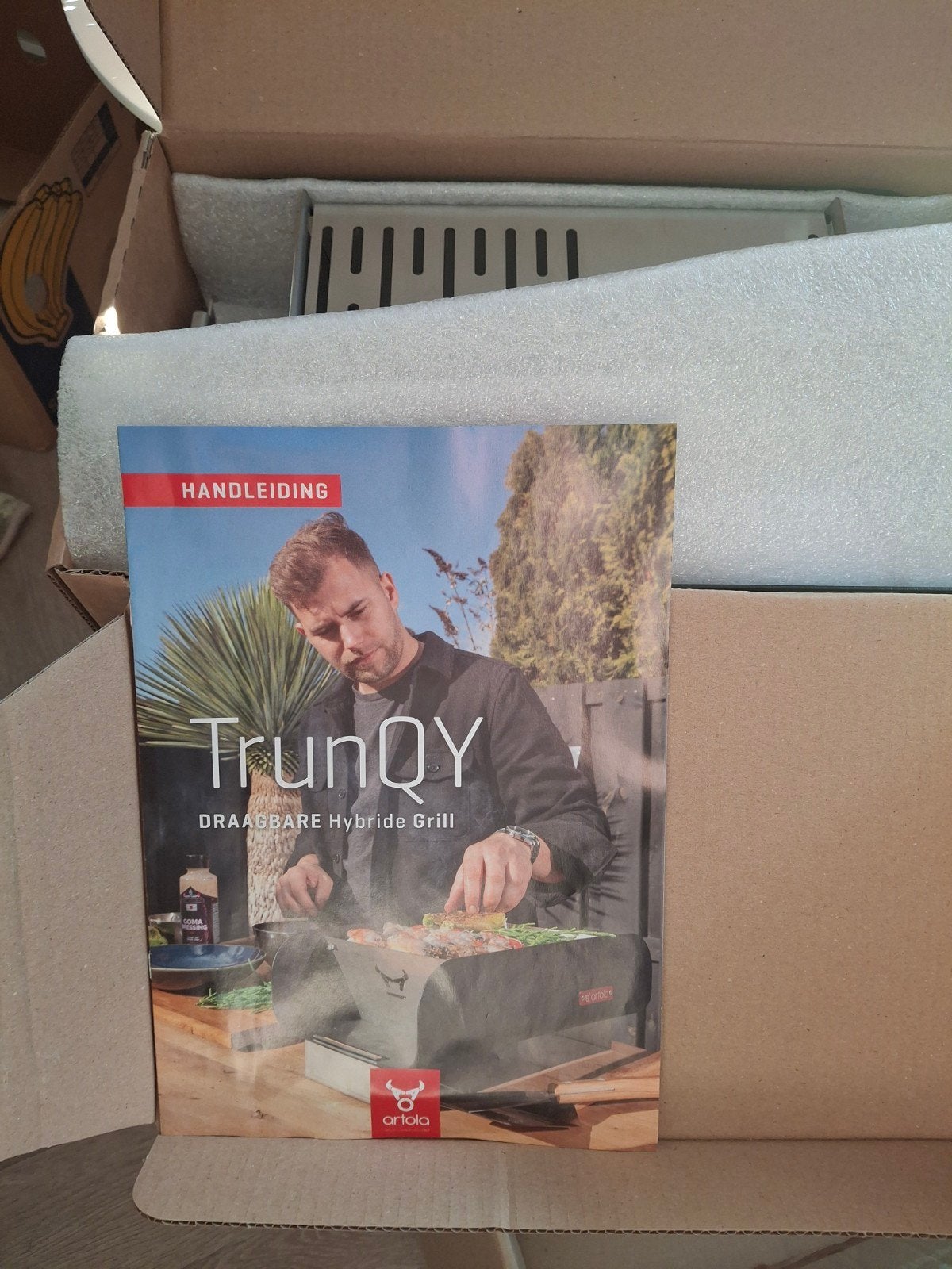 TrunQY Draagbare Hybride Grill Tafelbarbecue, Ophalen of Verzenden, Nieuw, Artola