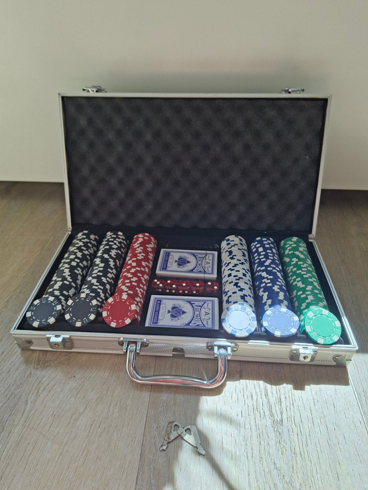 Pokerset  - luxe grote pokerkoffer, Ophalen of Verzenden, Zo goed als nieuw