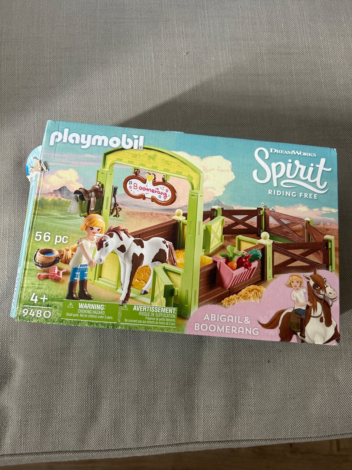 Playmobil Spirit Abigail & Boomerang (56 stuks), Ophalen of Verzenden, Zo goed als nieuw, Meisje