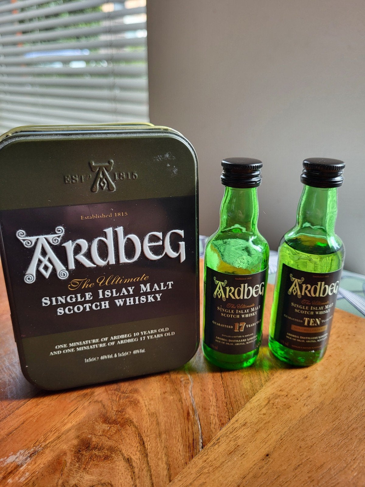 Ardbeg Mini's 10 en 17 jaar oud - Collectors item, Verzamelen, Ophalen of Verzenden