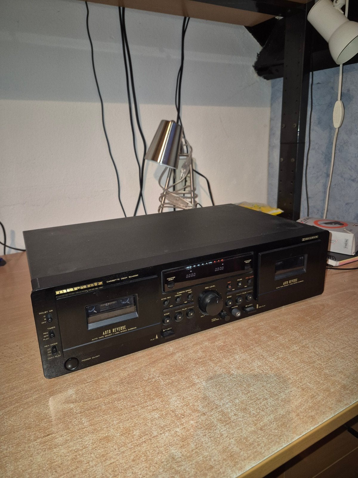 Marantz SD4050 Dubbel Cassettedeck met Auto Reverse, Ophalen of Verzenden, Dubbel, Marantz, Auto-reverse