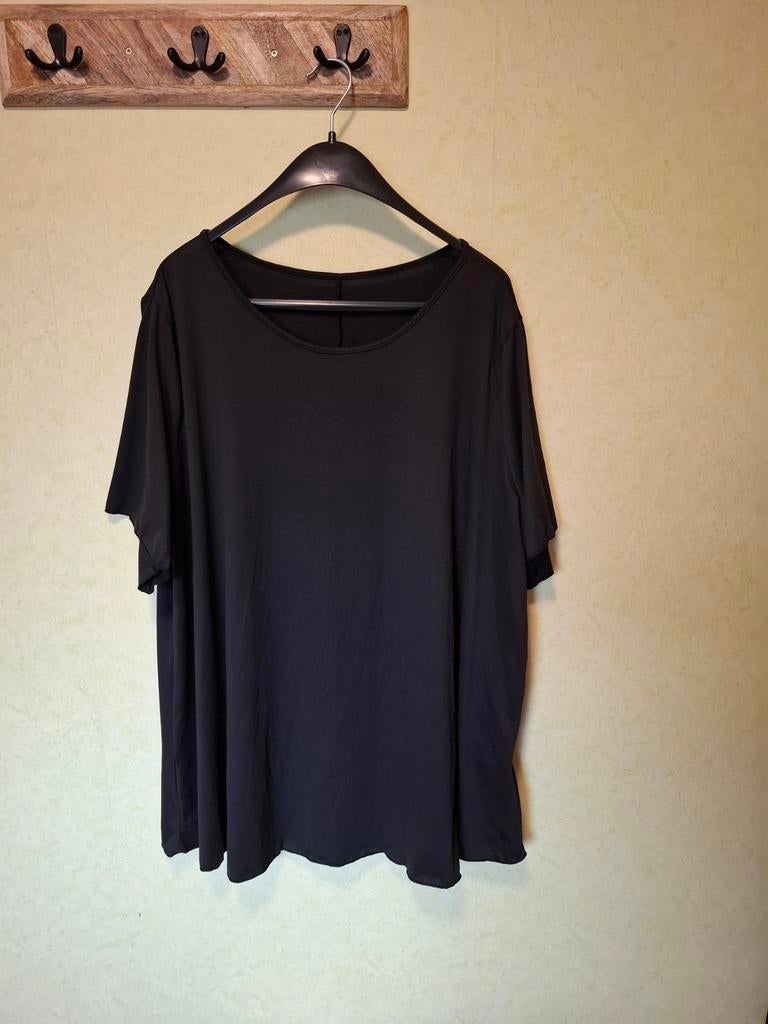 Oversized top zwart SHEIN  maat 5XL (54), Zwart, Maat 46/48 (XL) of groter, Ophalen of Verzenden, Korte mouw