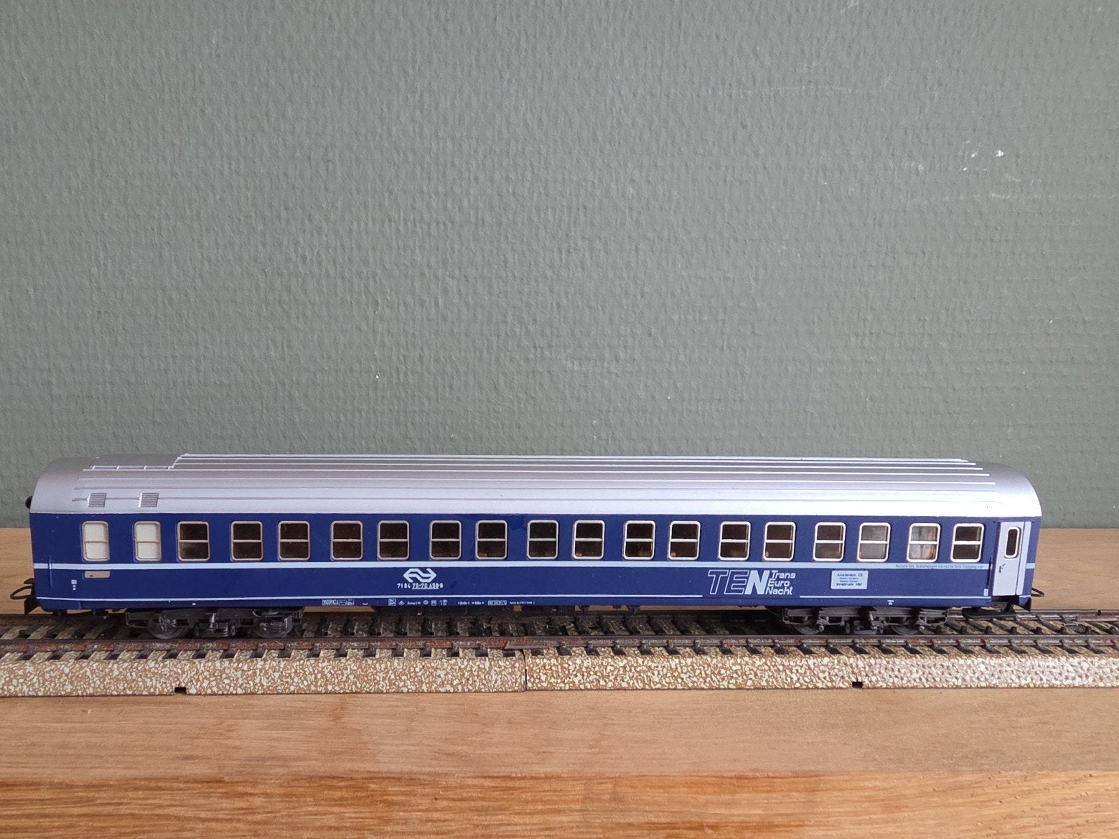Märklin 4151 NS TEN Slaaprijtuig H0, Hobby en Vrije tijd, Modeltreinen | H0, Wisselstroom, Gebruikt, Wagon, Ophalen of Verzenden