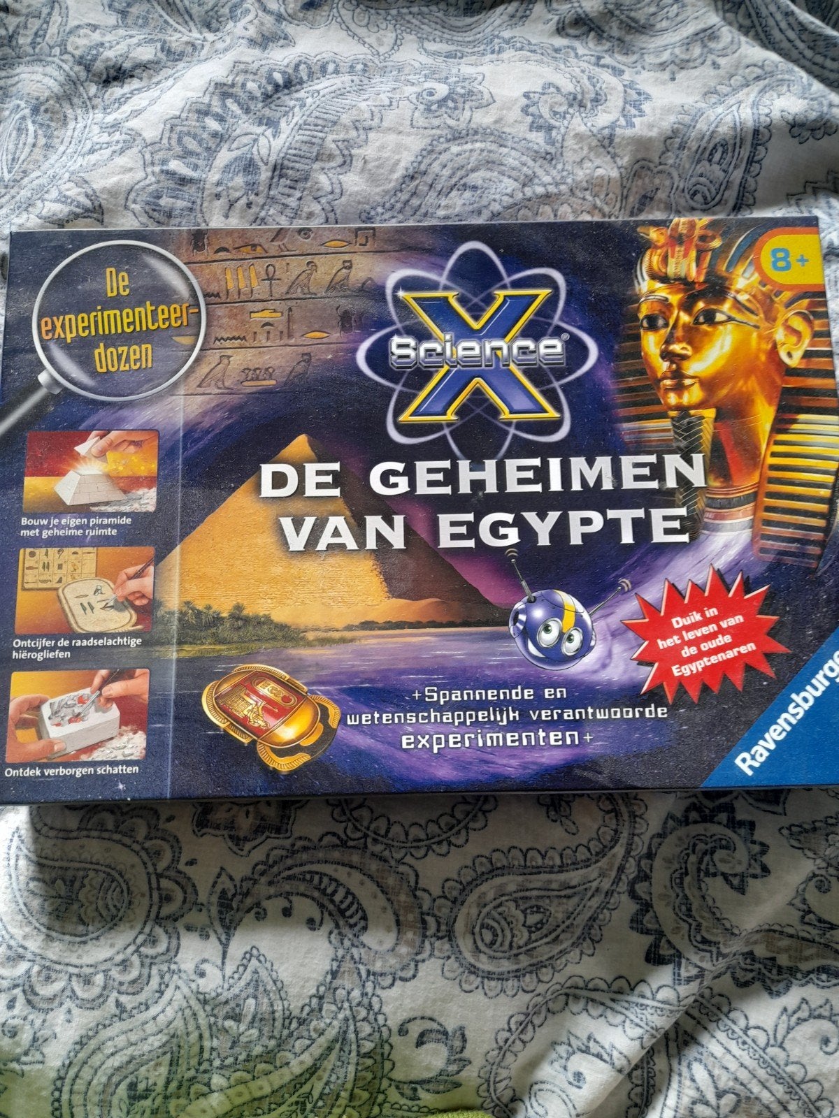 X-Science De Geheimen van Egypte Experimenteerdoos sint kers, Ophalen of Verzenden, Zo goed als nieuw, Knutselen