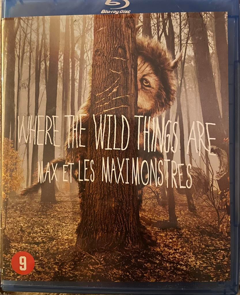Blu-ray Where The Wild Things Are 2009 Spike Jonze Nederland, Ophalen of Verzenden, Zo goed als nieuw