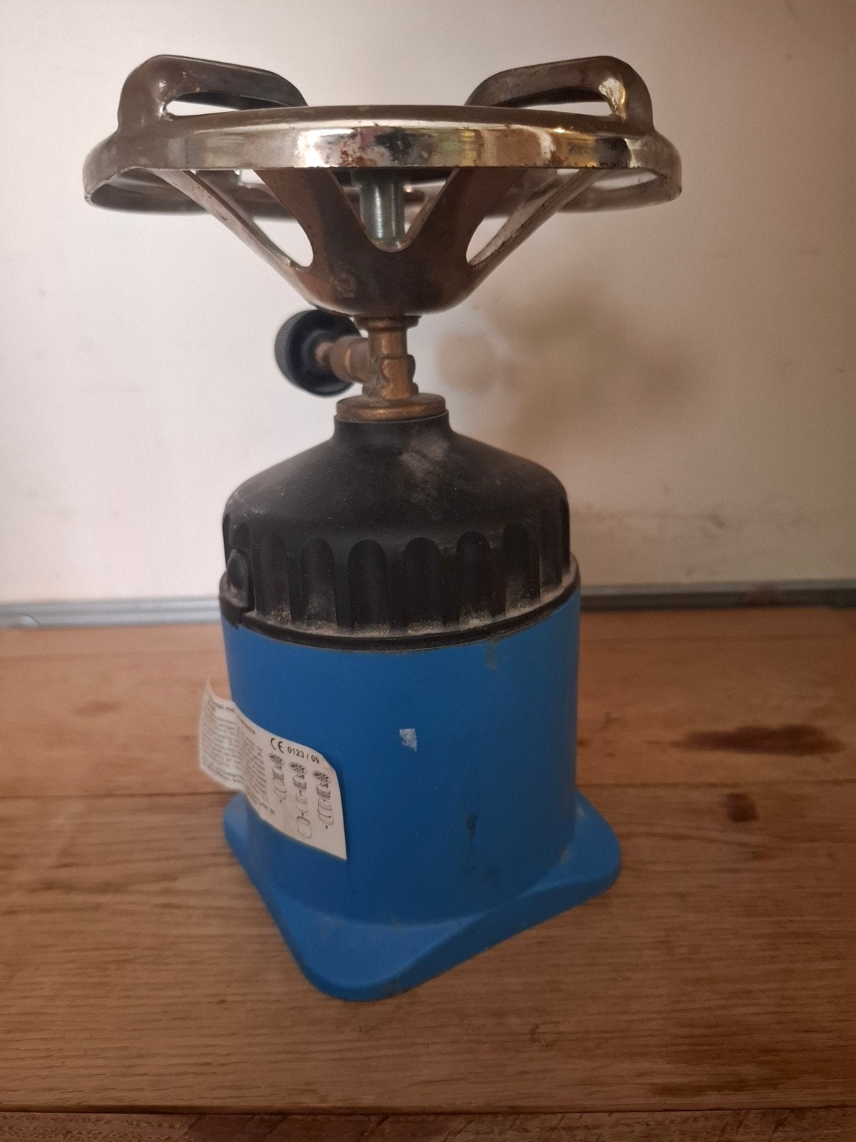 Camping gasbrander, Ophalen