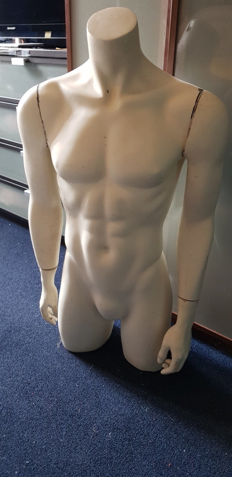 Mannelijke paspop torso met armen - Vleminckx, Vleminckx, Ophalen of Verzenden, Gedragen