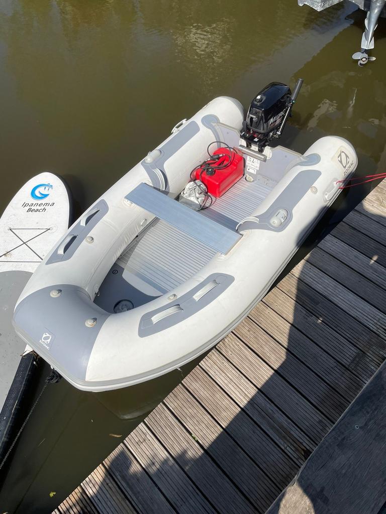 Zodiac 270 Alu met 4 pk Mercury buitenboordmotor, Aluminium, Ophalen of Verzenden, Benzine, Zodiac
