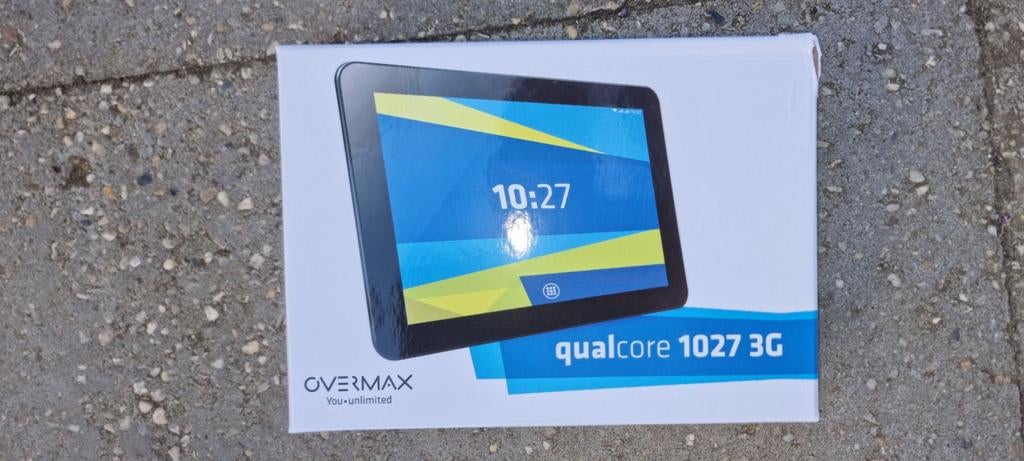 Overmax Qualcore 1027 3G Tablet met hoes en keyboard, Ophalen of Verzenden, 10 inch, 16 GB