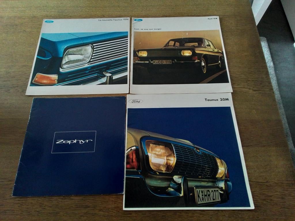 Folders Ford Zephyr, 15M, 20M, Ophalen of Verzenden, Gelezen, Ford
