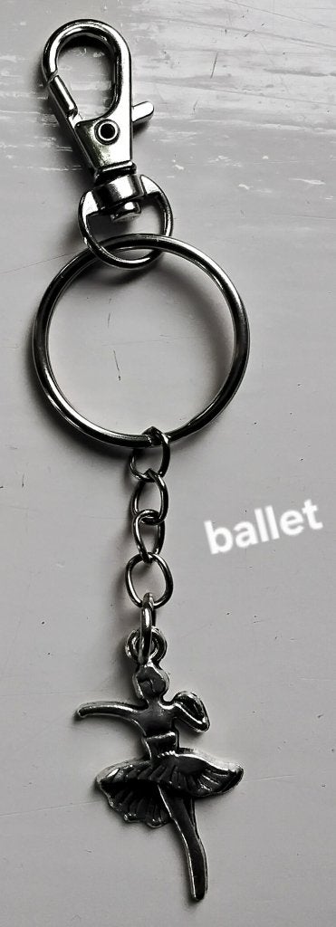 Sleutelhanger ballerina - balletdanseres - ballet - dansen, Ophalen of Verzenden, Nieuw, Overige typen
