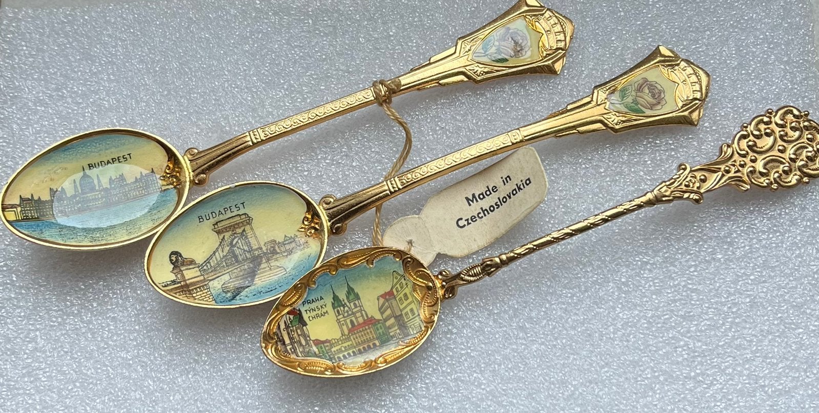 Oost Europese Souvenir lepels., Antiek en Kunst, Ophalen of Verzenden