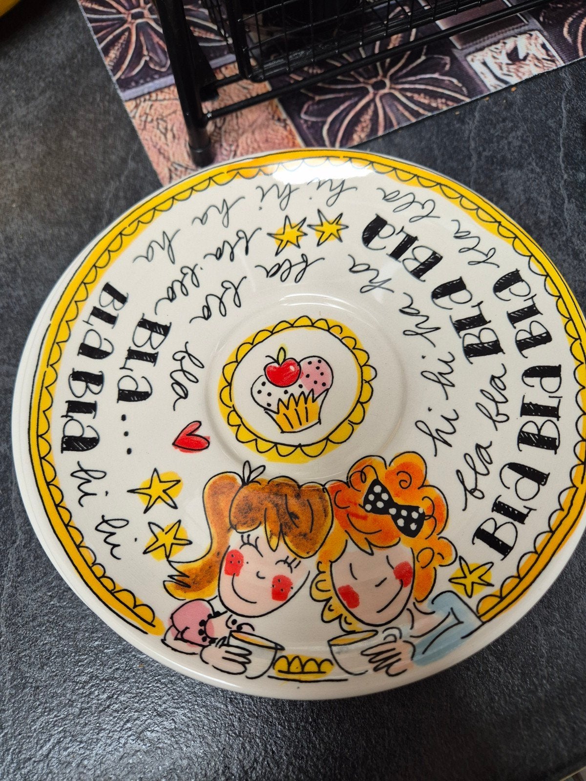 Blond bord, Ophalen of Verzenden, Aardewerk, Blond Amsterdam, Kop(pen) en/of Schotel(s)