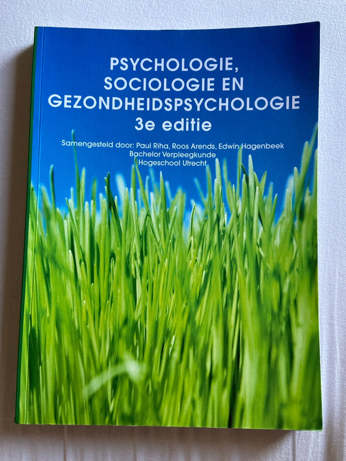 Psychologie, Sociologie en Gezondheidspsychologie 3e ed., Ophalen of Verzenden, Gamma, Zo goed als nieuw, HBO