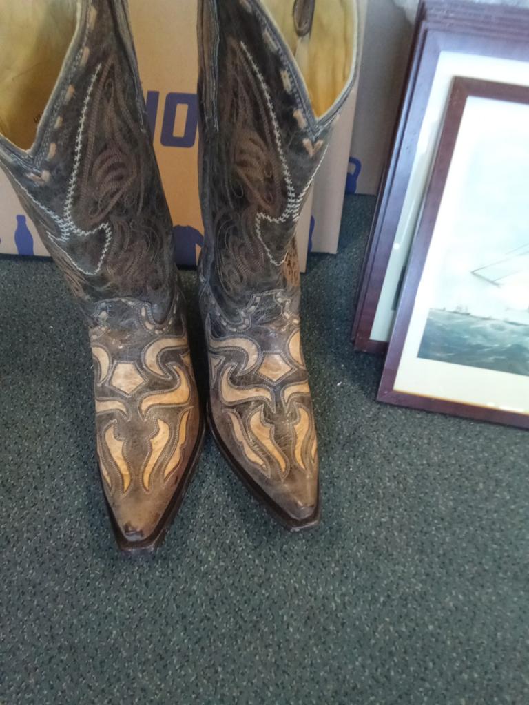 Corral cowboylaarzen maat 43/44, Ophalen of Verzenden, Zo goed als nieuw, Bruin, Boots