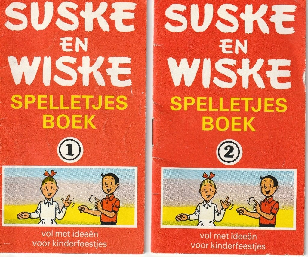Suske en Wiske Spelletjesboekjes, Meerdere comics, Ophalen of Verzenden, Gelezen, Europa