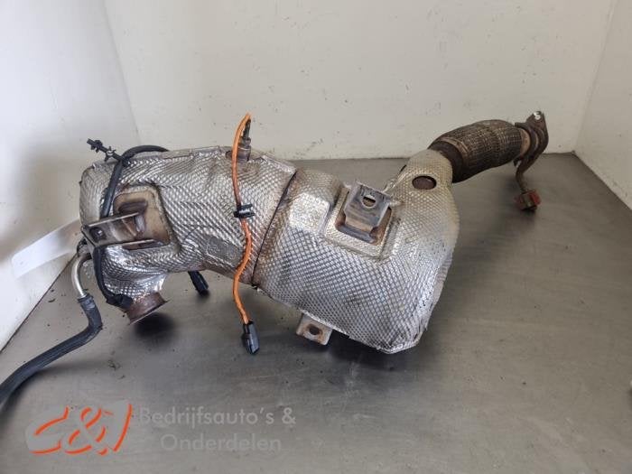 Roetfilter van een Ford Transit