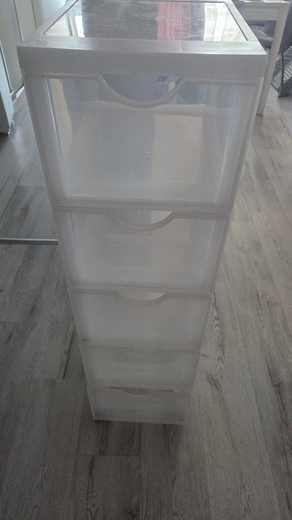 plastic plank, Ophalen, Zo goed als nieuw