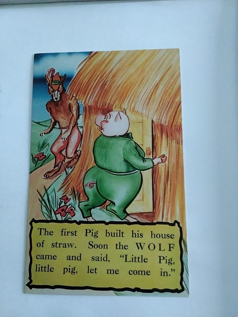 THE STORY OF THREE LITTLE PIGS. 1959, Verzamelen, Ophalen of Verzenden, 1940 tot 1960, Sterren en Beroemdheden