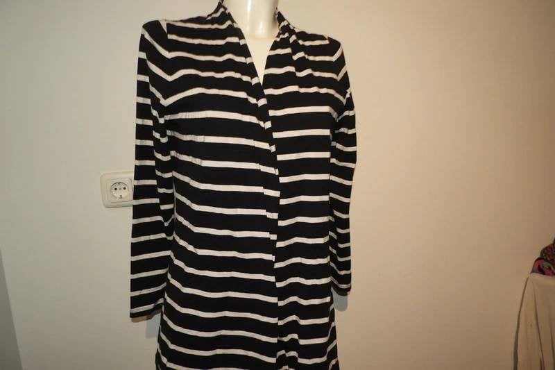 Pauw Amsterdam fijn vest gestreept open vallend model 3/40, Kleding | Dames, Maat 38/40 (M), Pauw, Zo goed als nieuw, Meerkleurig