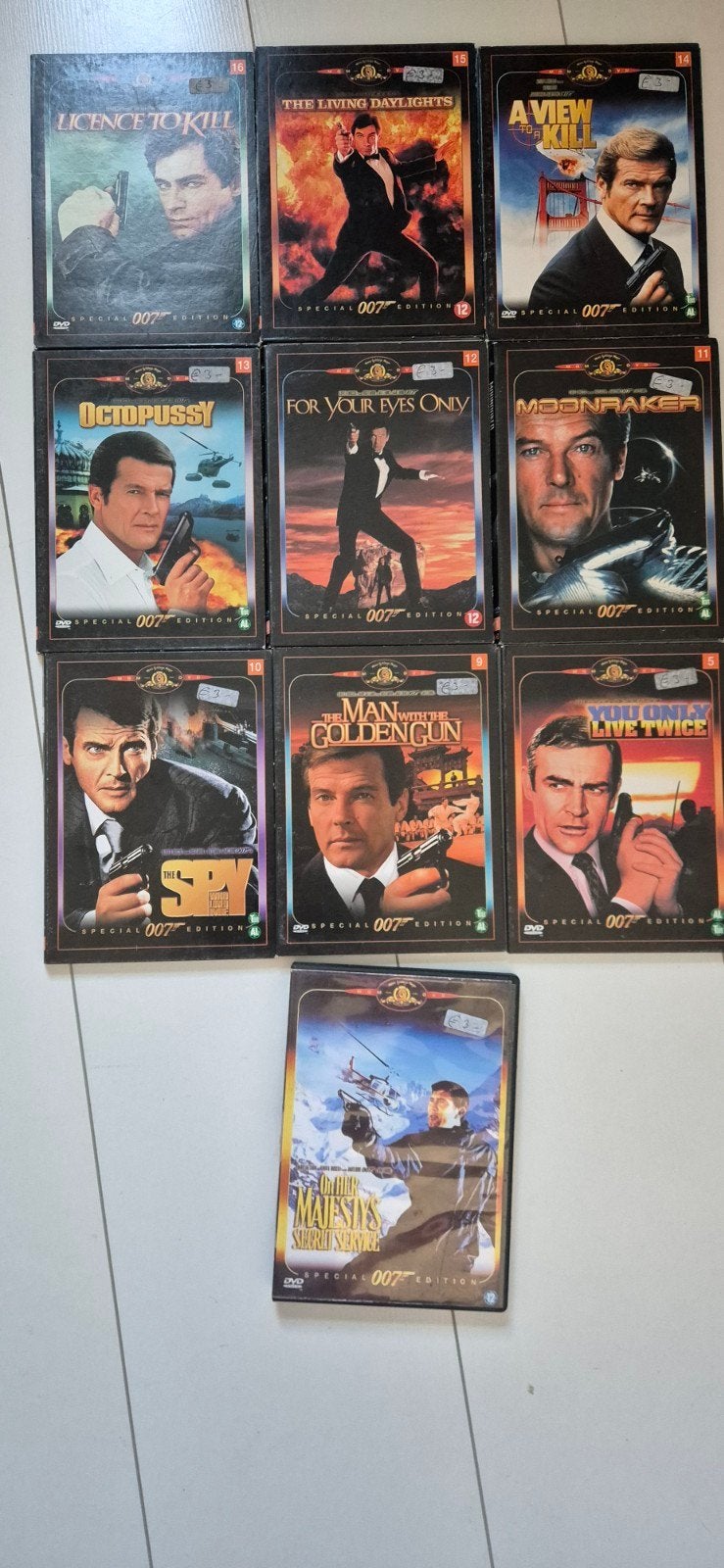 James Bond DVD Collectie - Soecial 007 Edition, Cd's en Dvd's, Speciale editie, Nederlands, Actie, Ophalen of Verzenden