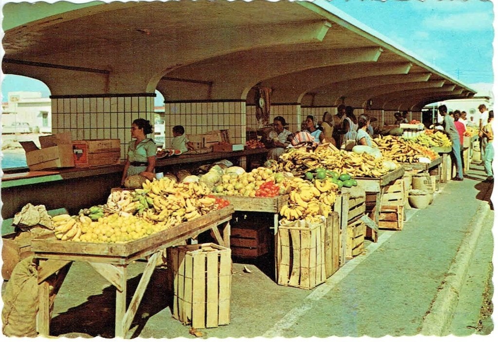Aruba Oranjestad Markt, Verzamelen, Verzenden, 1960 tot 1980, Ongelopen, Natuur