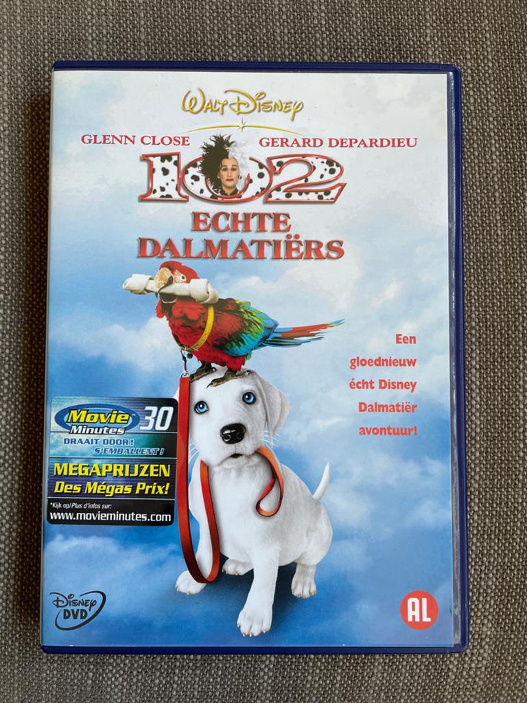 102 Echte Dalmatiërs dvd - Disney Film, Cd's en Dvd's, Avontuur, Alle leeftijden, Ophalen of Verzenden, Zo goed als nieuw