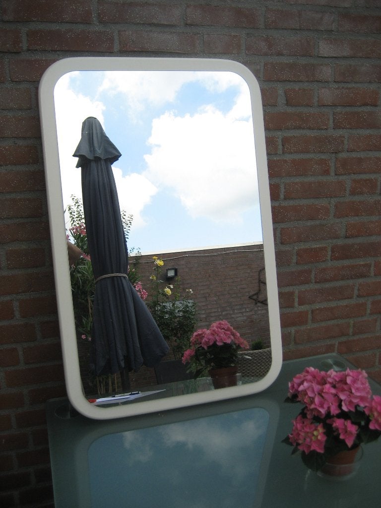 Spiegel ca. 105 cm x ca. 60 cm, Ophalen, Zo goed als nieuw, Minder dan 100 cm, Rechthoekig