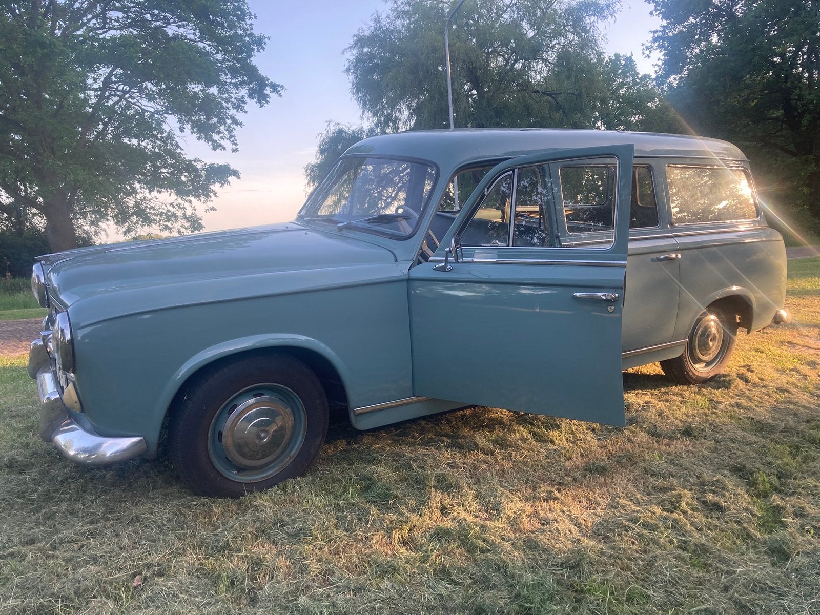 Peugeot 403 Familiale 1960 blauw, Auto's, Blauw, Particulier, Blauw, Geïmporteerd