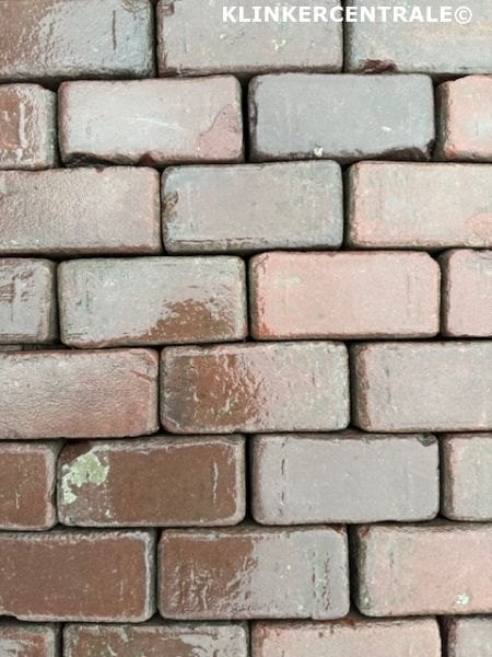 30m2 rood paars gemêleerd gebakken klinkers keiform 10-duim
