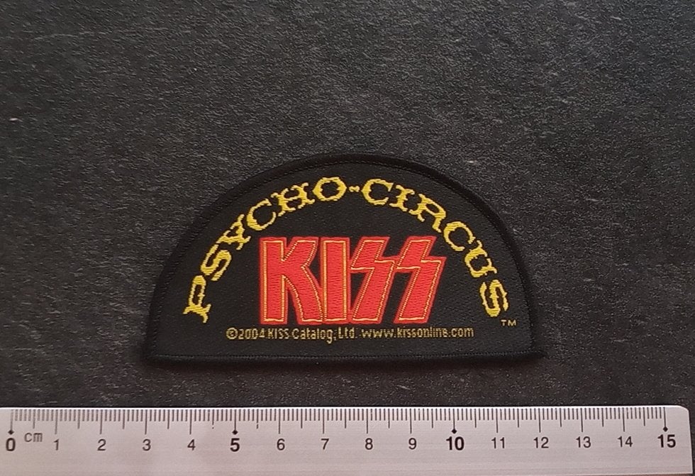 Kiss vrij zeldzame Psycho circus 2004 vintage patch 67, Ophalen of Verzenden, Nieuw, Kleding