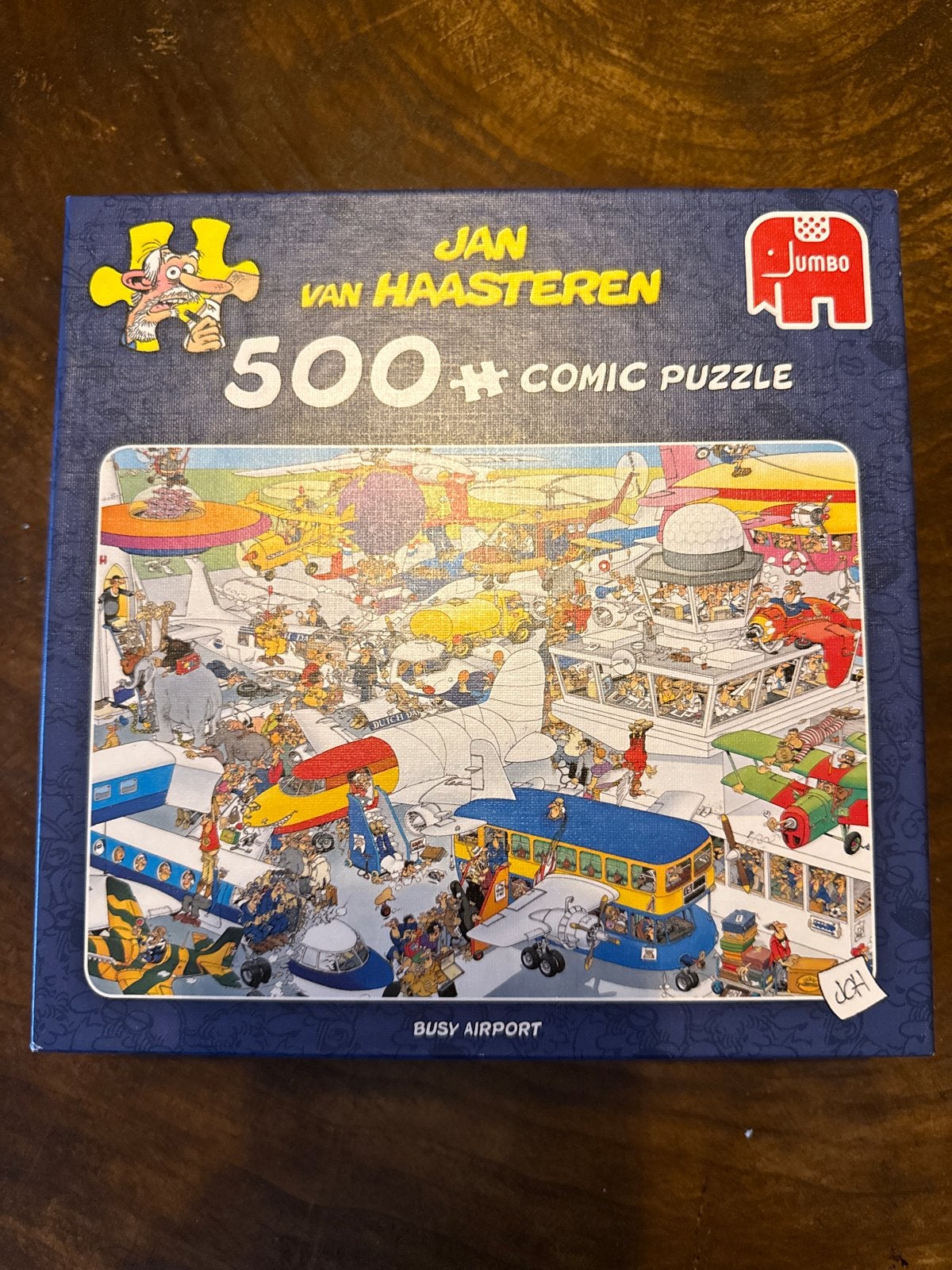 Jan van Haasterenpuzzel - Busy Airport (500 stukjes), Ophalen of Verzenden, 500 t/m 1500 stukjes, Gebruikt, Legpuzzel