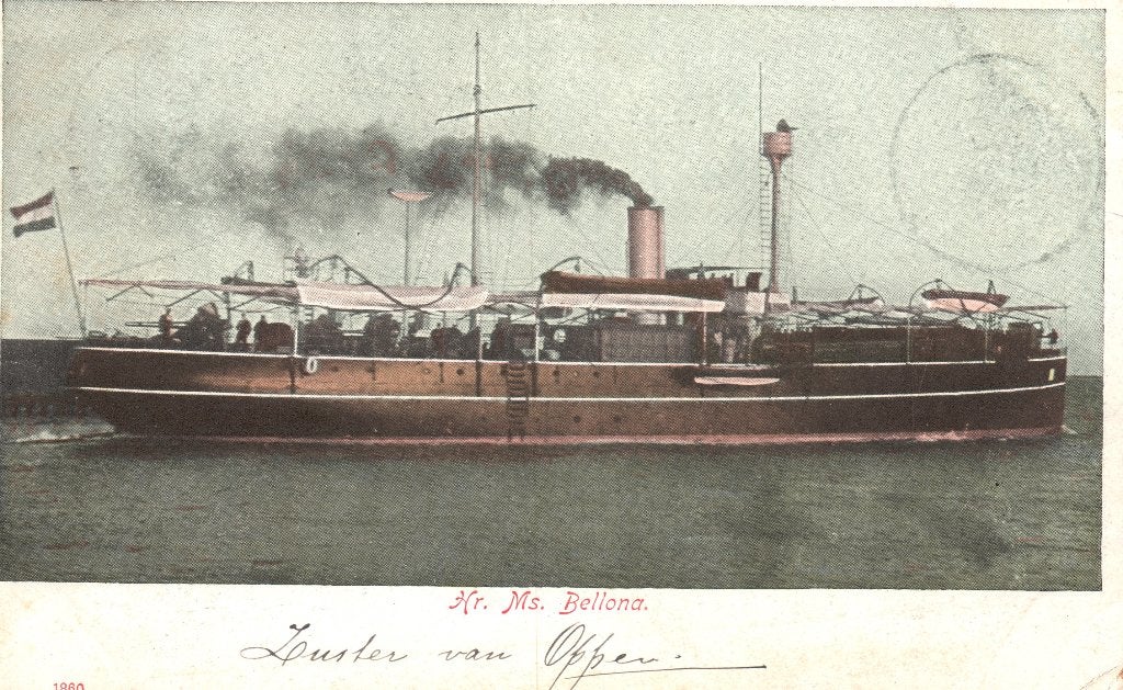 Hr. Ms. Bellona (1903) 128719, Verzamelen, Verzenden, Voor 1920, Gelopen, Noord-Holland
