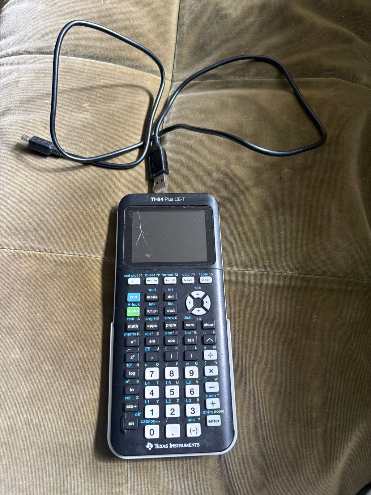 Texas Instruments grafische rekenmachine, Ophalen of Verzenden, Grafische rekenmachine, Gebruikt