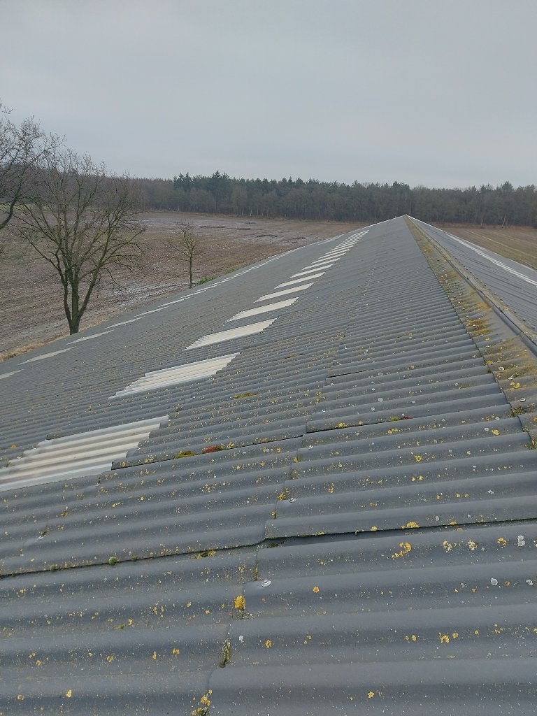 Golfplaten gebruikt, Doe-het-zelf en Verbouw, Ophalen, Overige materialen, Gebruikt, Zwart