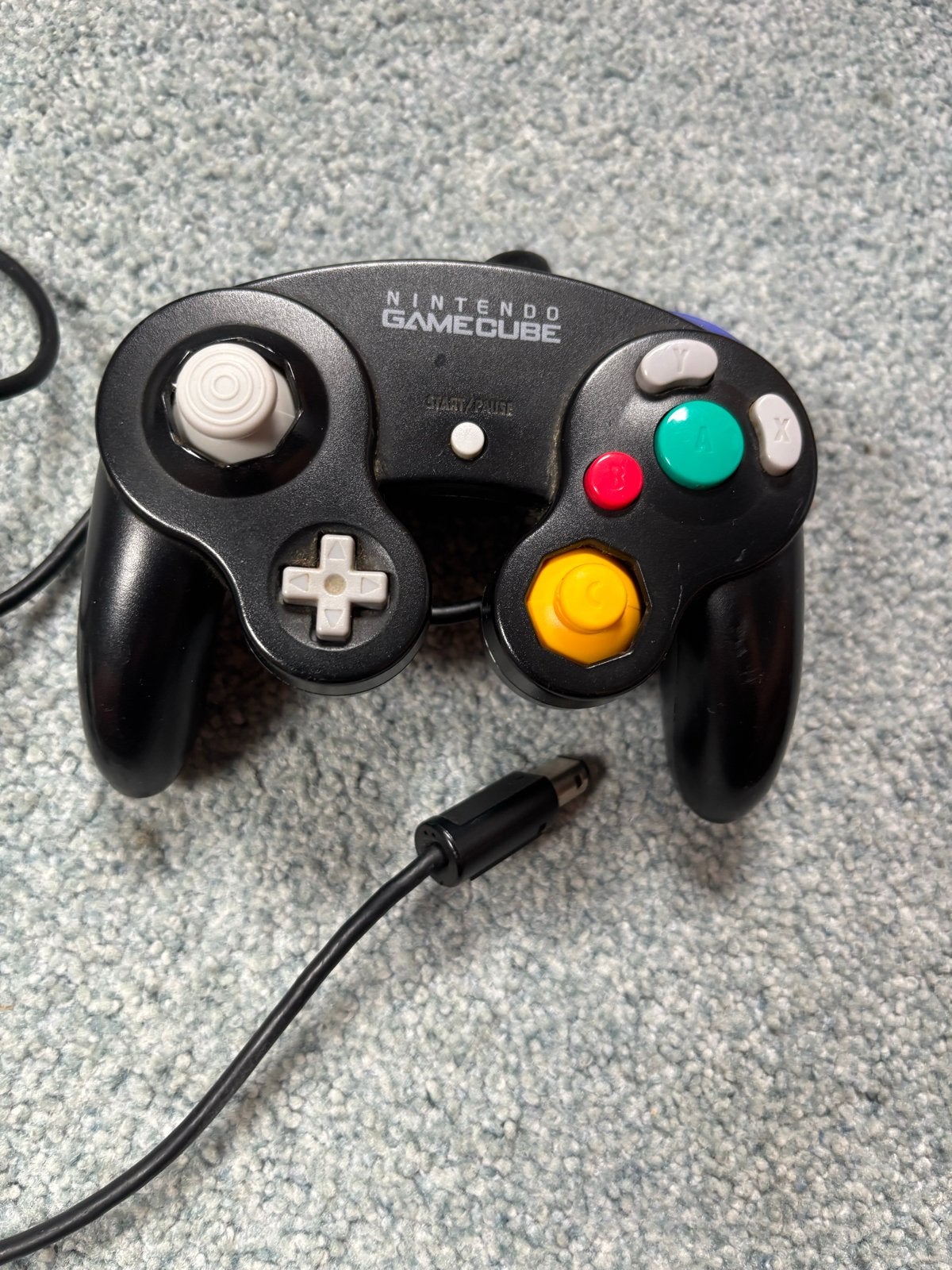 Nintendo GameCube Controller Zwart - Bedraad, Spelcomputers en Games, Games | Nintendo GameCube, 1 speler, _, _, Ophalen of Verzenden