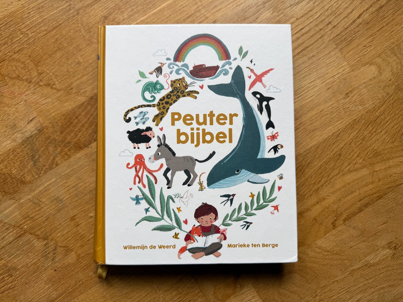 Peuterbijbel - Willem van de Weerd & Marieke ten Berge, Boeken, Ophalen of Verzenden, Zo goed als nieuw, Uitklap-, Voel- of Ontdekboek