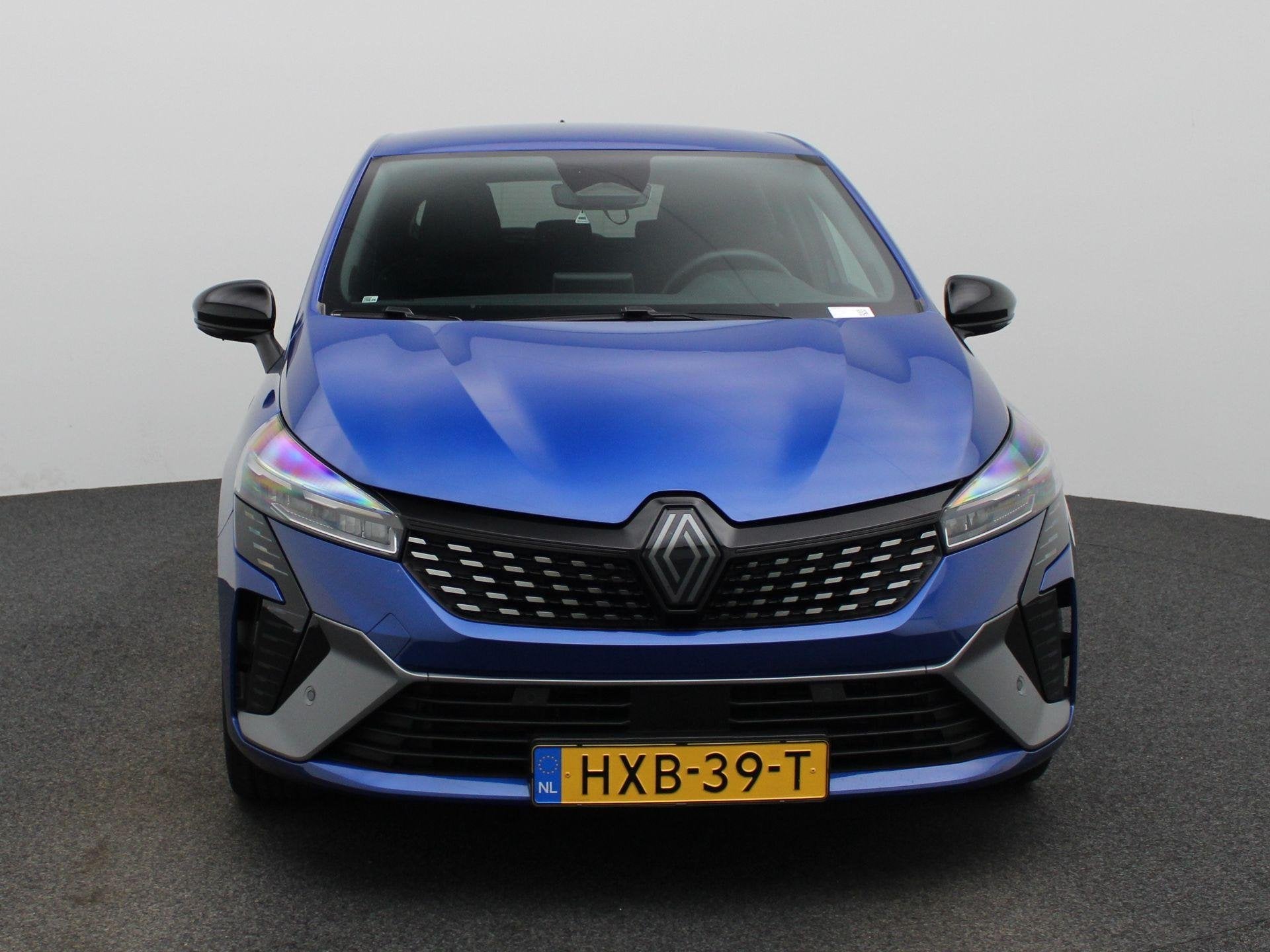 Renault Clio 1.6 E-Tech Full Hybrid 145Pk esprit Alpine | Na, Auto's, Gebruikt, Blauw, Leder en Stof, Origineel Nederlands
